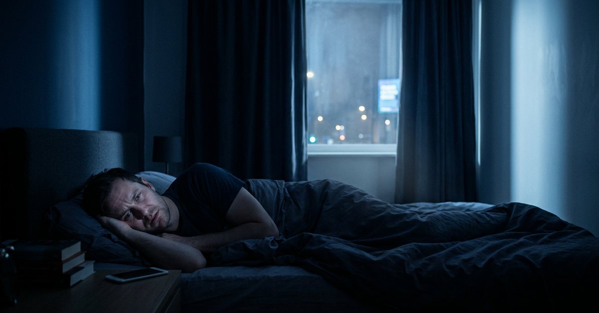 Too much light in your bedroom is blocking melatonin - photographed for the Why Can't I Sleep guide. Images and Photos created by www.why-cant-sleep.com