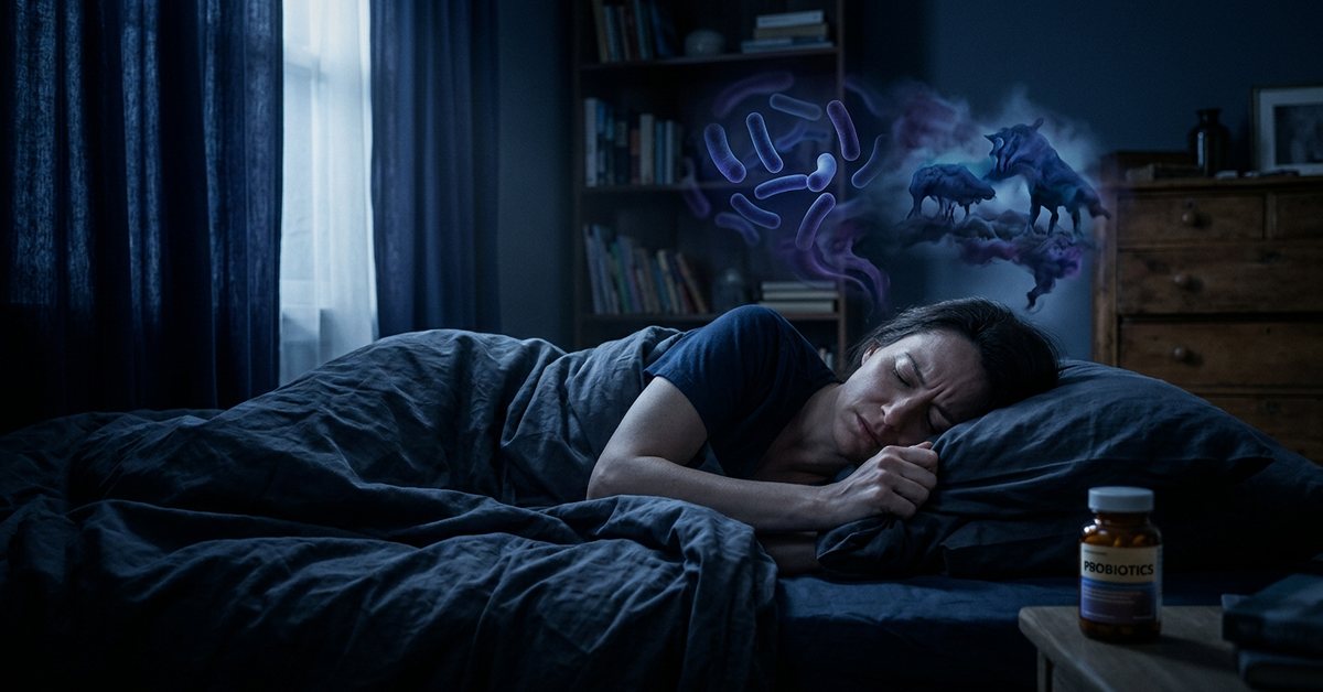 Probiotics, your microbiome and unusually vivid nightmares - photographed for the Why Can't I Sleep guide. Images and Photos created by www.why-cant-sleep.com