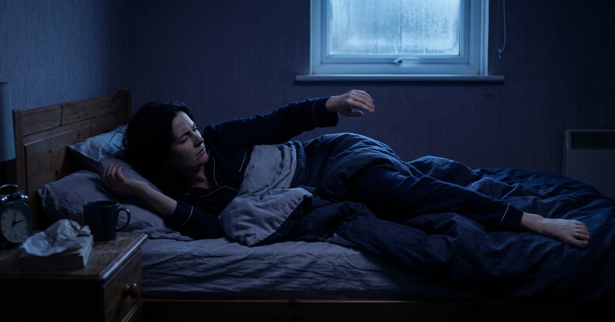 A bedroom too hot or too cold to fall asleep - photographed for the Why Can't I Sleep guide. Images and Photos created by www.why-cant-sleep.com